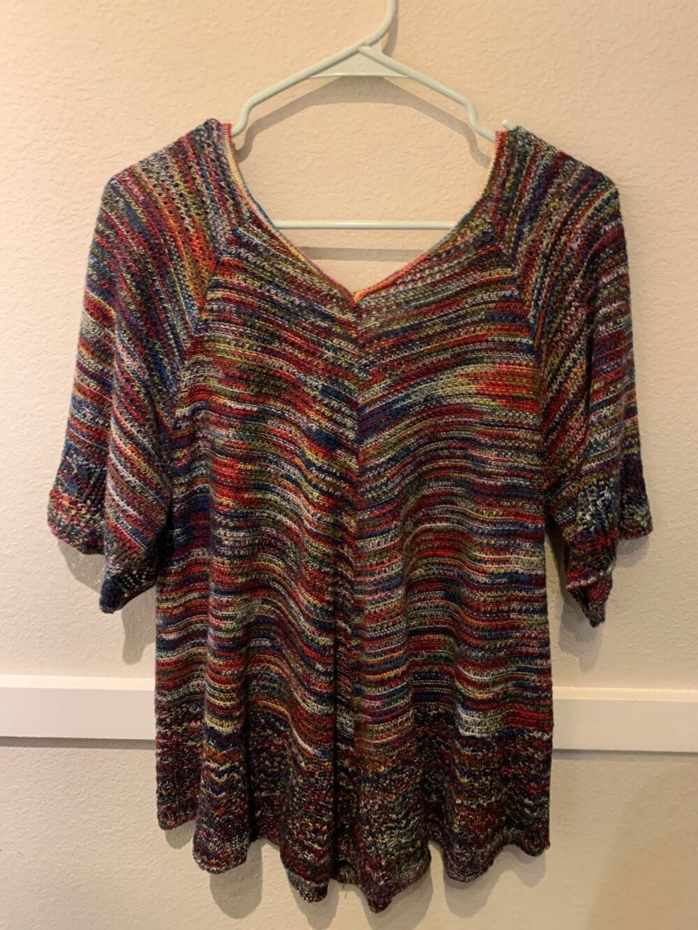 Handcrafted (crocheted) Sweater (Multicolored)